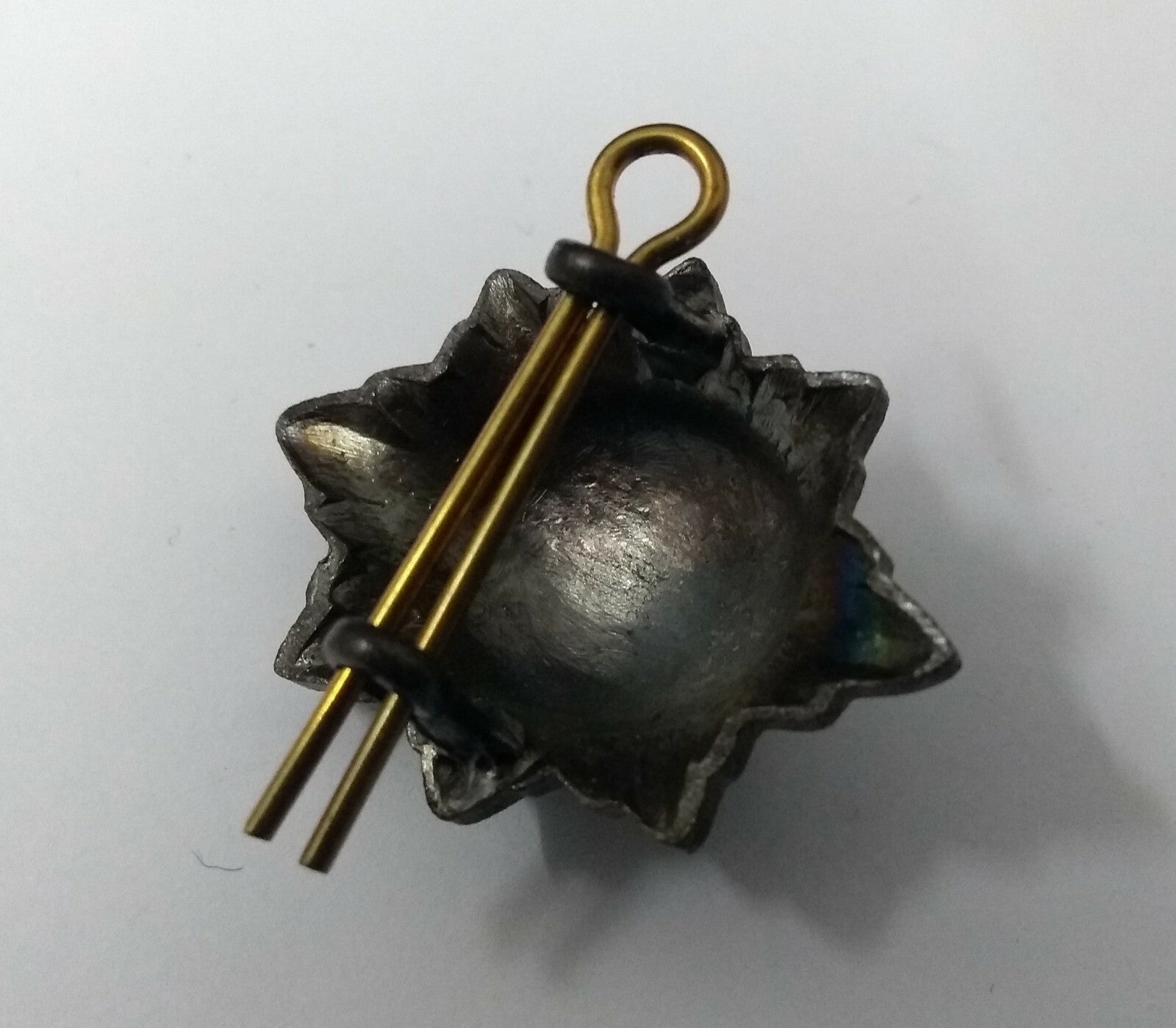 Genuine Vintage British Army Footguards Bronzed Rank Star High Domed - NEW