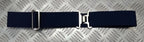 Kids Type AWD 1 3/4" Navy Web Belt With Metal Buckles Adjustable 30"