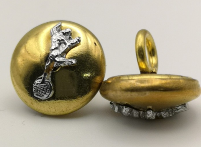Royal Signals Mounted Buttons The "Jimmy" Symbol Size 22L x4