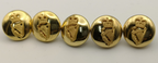 Irish Guards Mouted Buttons Small Size 22L x5