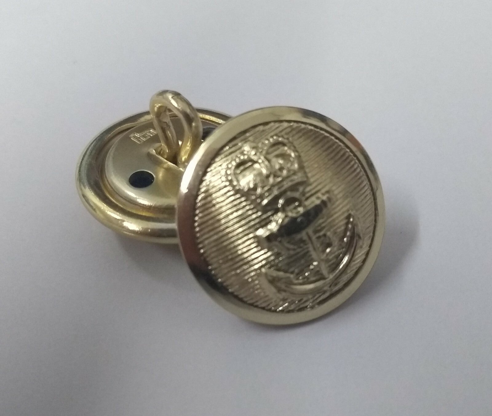 RN Naval Buttons Senior Ratings Service Dress Anchor & Crown Size 30L NEW