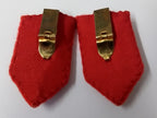 Gorgets Scarlet Red & Gold Cord Fancy Dress
