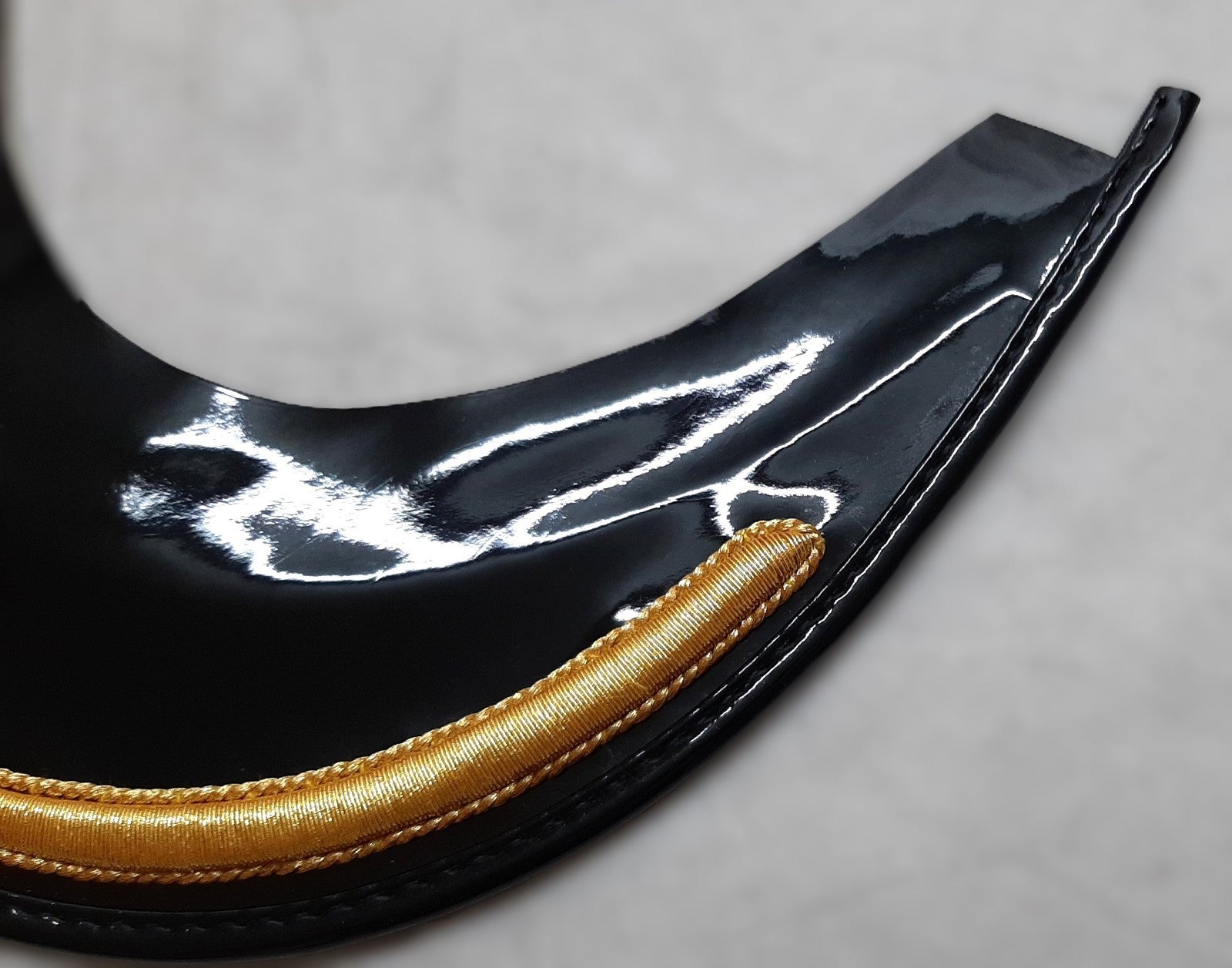 Field Ofc Peak British Gold Bar Visor for Female Dress Hat / Cap New
