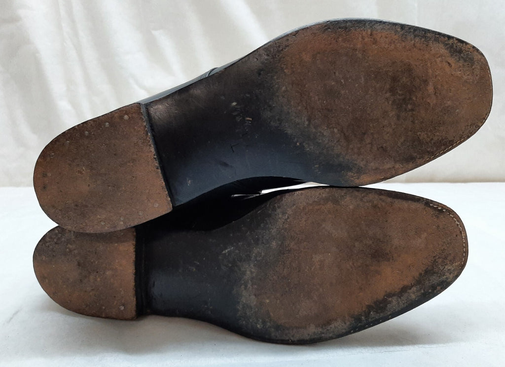 Vintage George Boots British Army 1960s Pattern With Spur Box Housing UK 14L