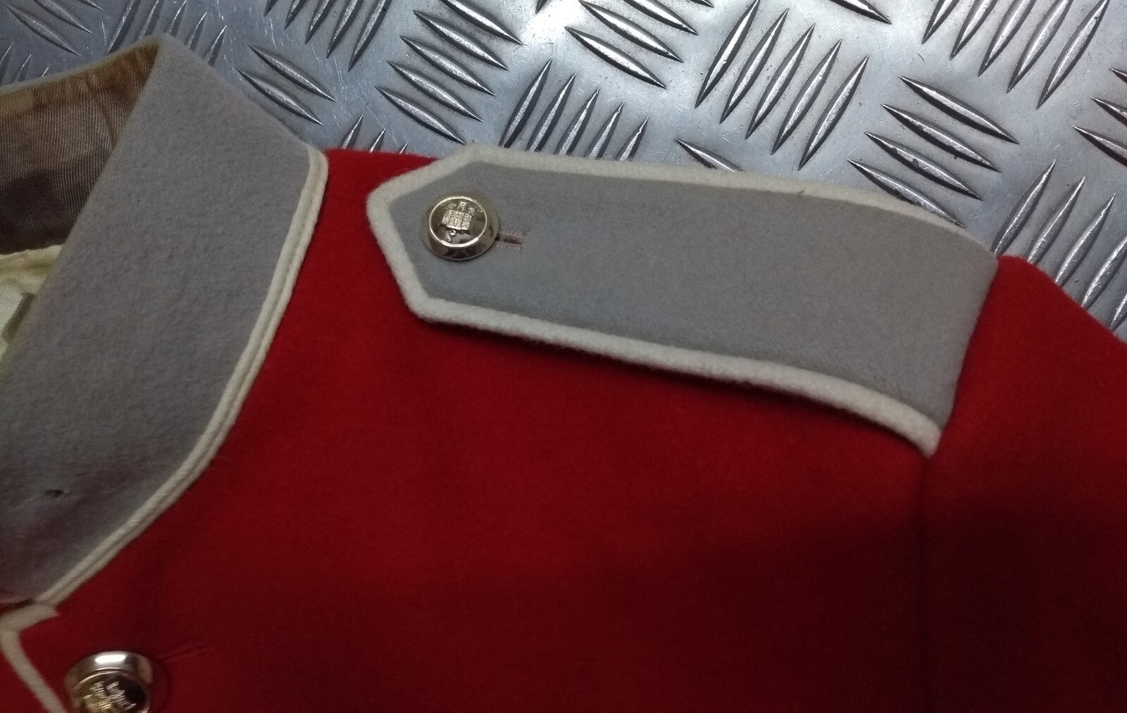 British Army Red Tunic Gibraltar Bandsman Ceremonial Style Jacket Good Size