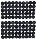 100 Vintage Buttons 4 Hole Shirt / Shank Anchors Pearlesque Dark Blue 11.4mm NOS