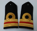 RN Shoulder Boards Genuine Royal Navy Issue Lieutenant Rank White Leather Backed