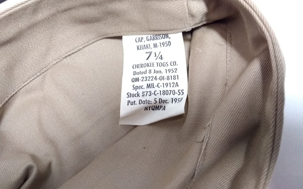 US Spec M 1950 Khaki / Beige Garrison Caps - All Sizes