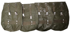 Vintage Army Issue Heavy-duty Vinyl Backpacks & Belts x4ea Heavy Wear & Defects