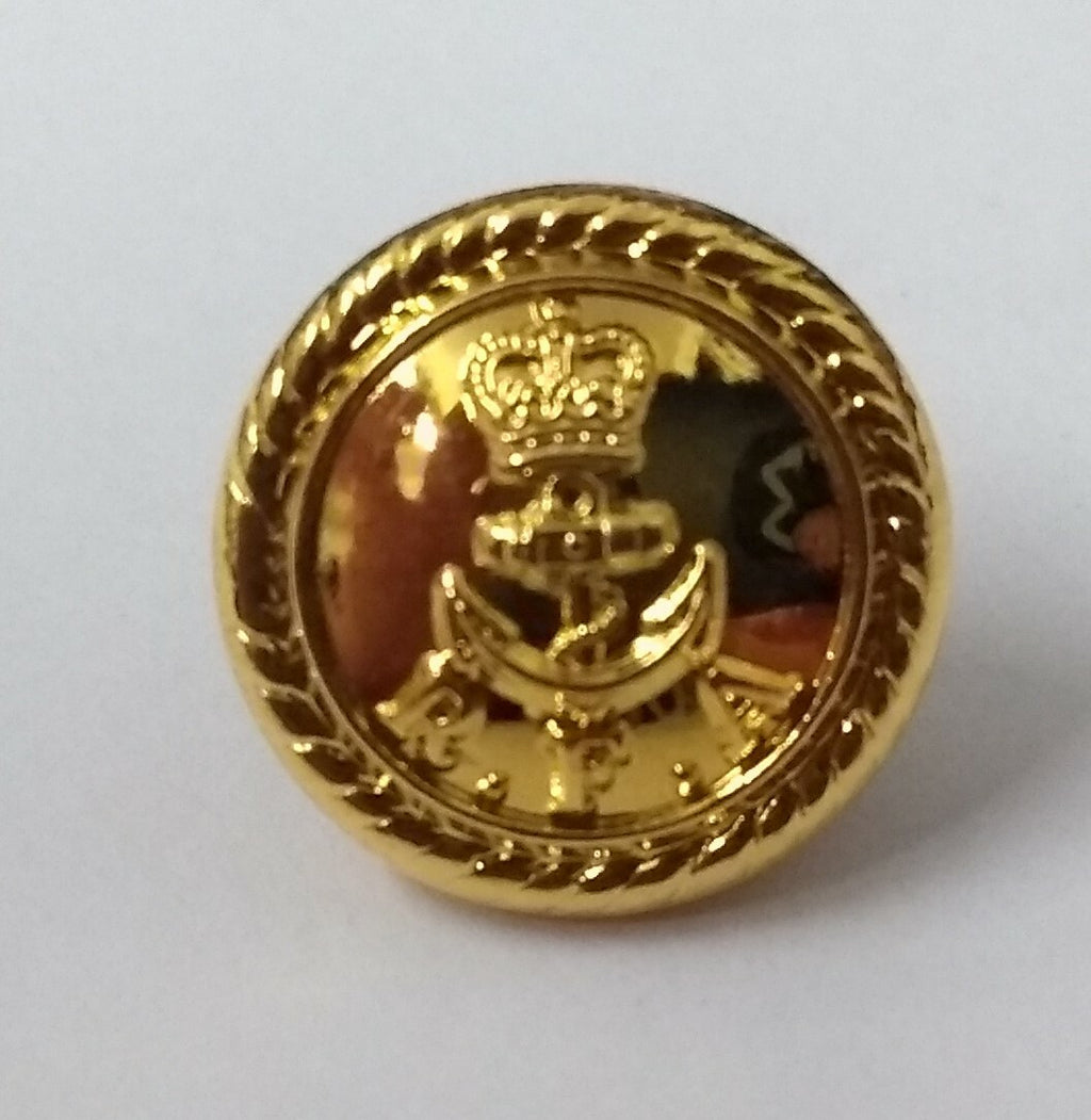 Genuine British Navy Issue RFA Royal Fleet Auxiliary Gilt Dress Buttons ASBT93
