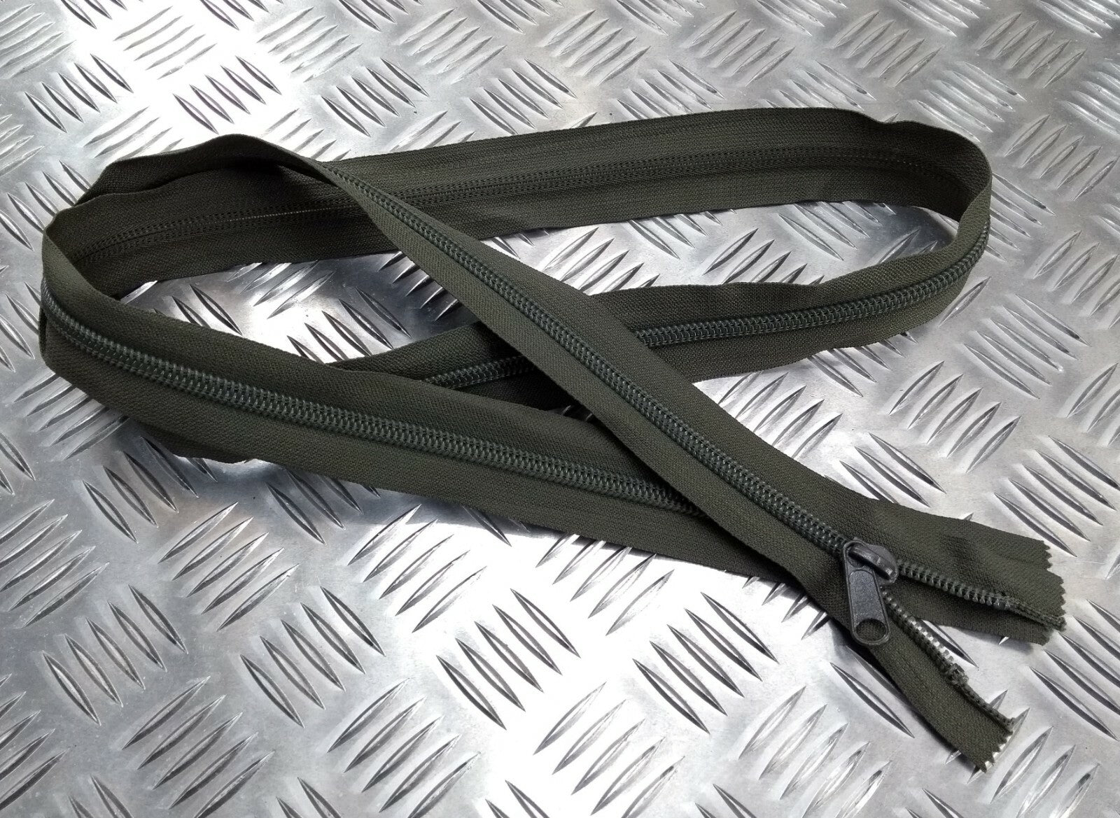 154cm Closed End Green Heavy Duty Zip Zipper