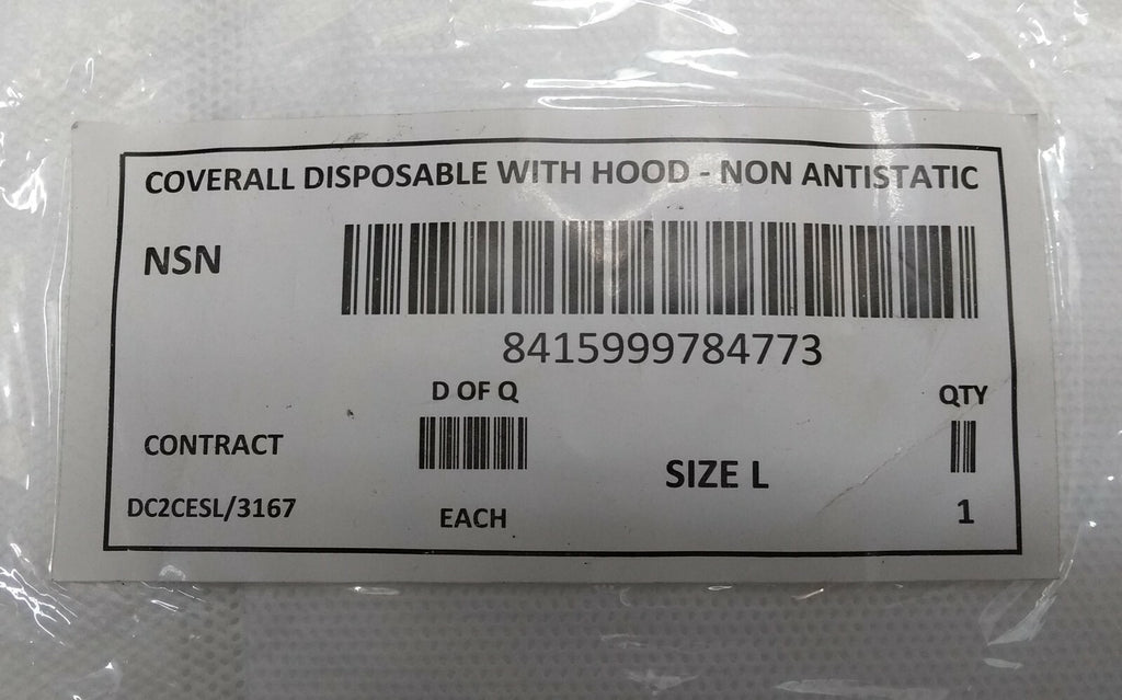 Iturri Hooded Coveralls Protective Clothing Cat III Non Antistatic Large x2