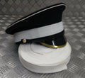 Genuine Vintage British Issue Herringbone White Hat Band Coldstream etc