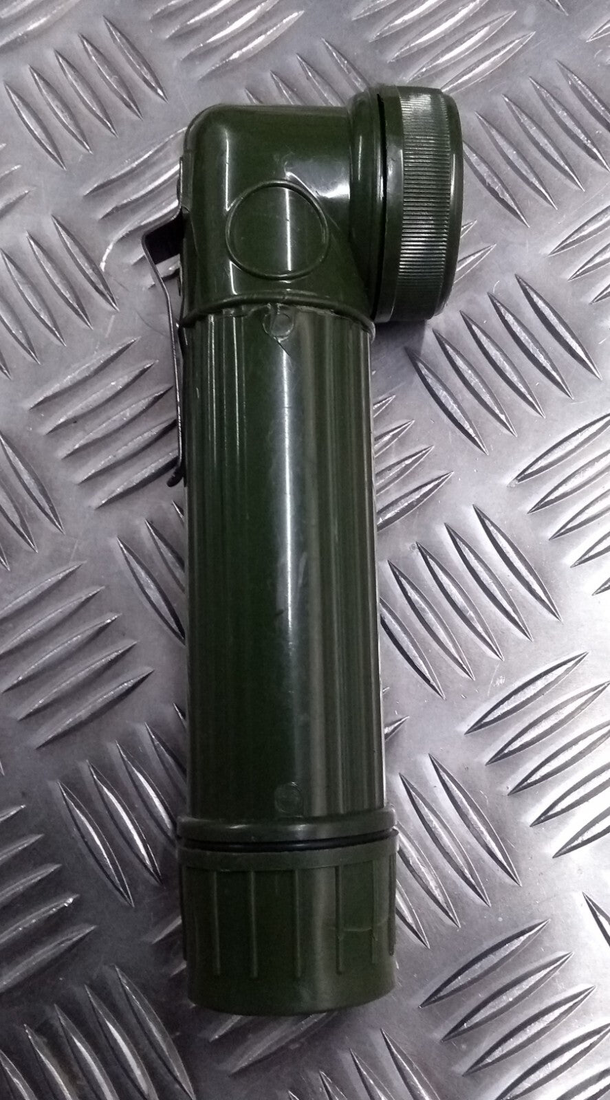 Movie Prop Torch EX British Army Old Pattern Angled Soldiers Combat Flashlight