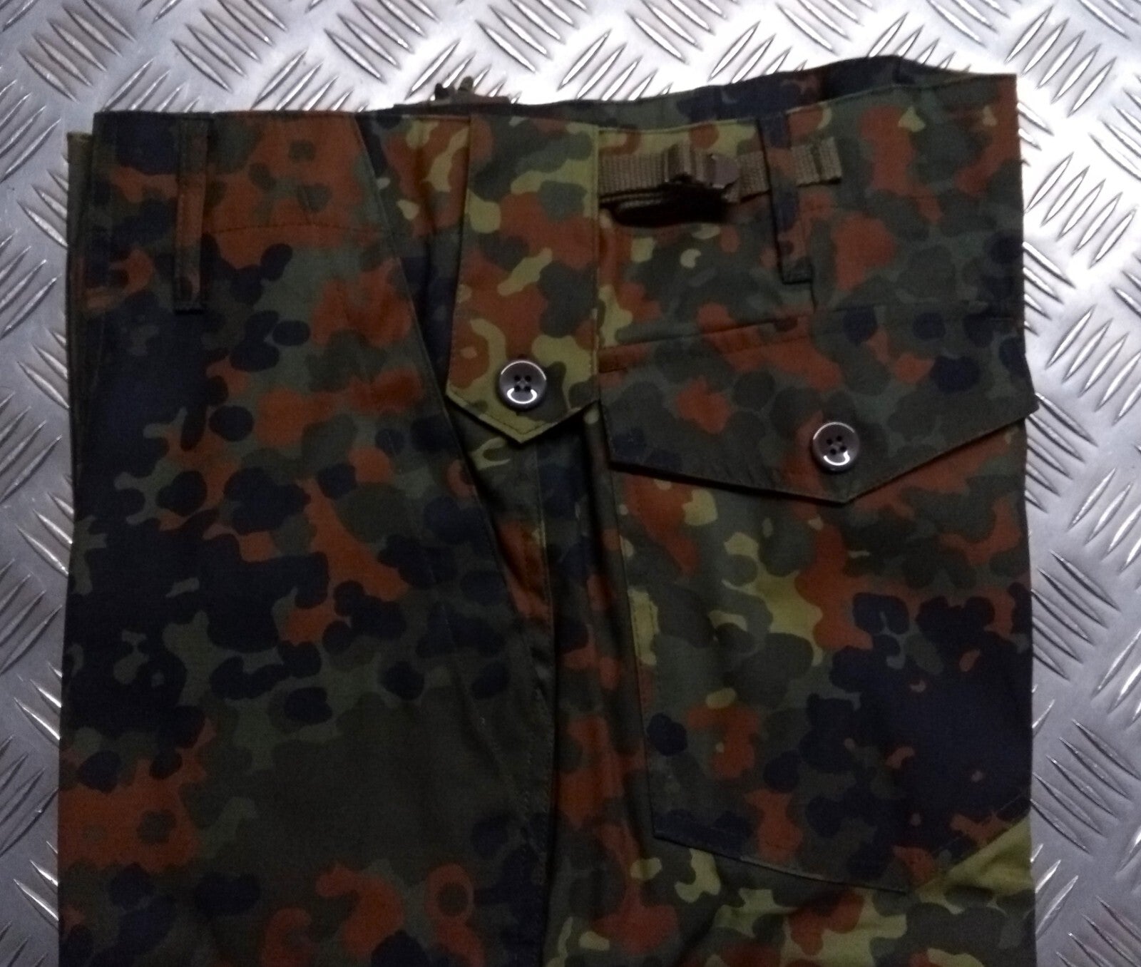 Flecktarn Camo Trousers Military Style Combat / Field Army Pants All Sizes - NEW