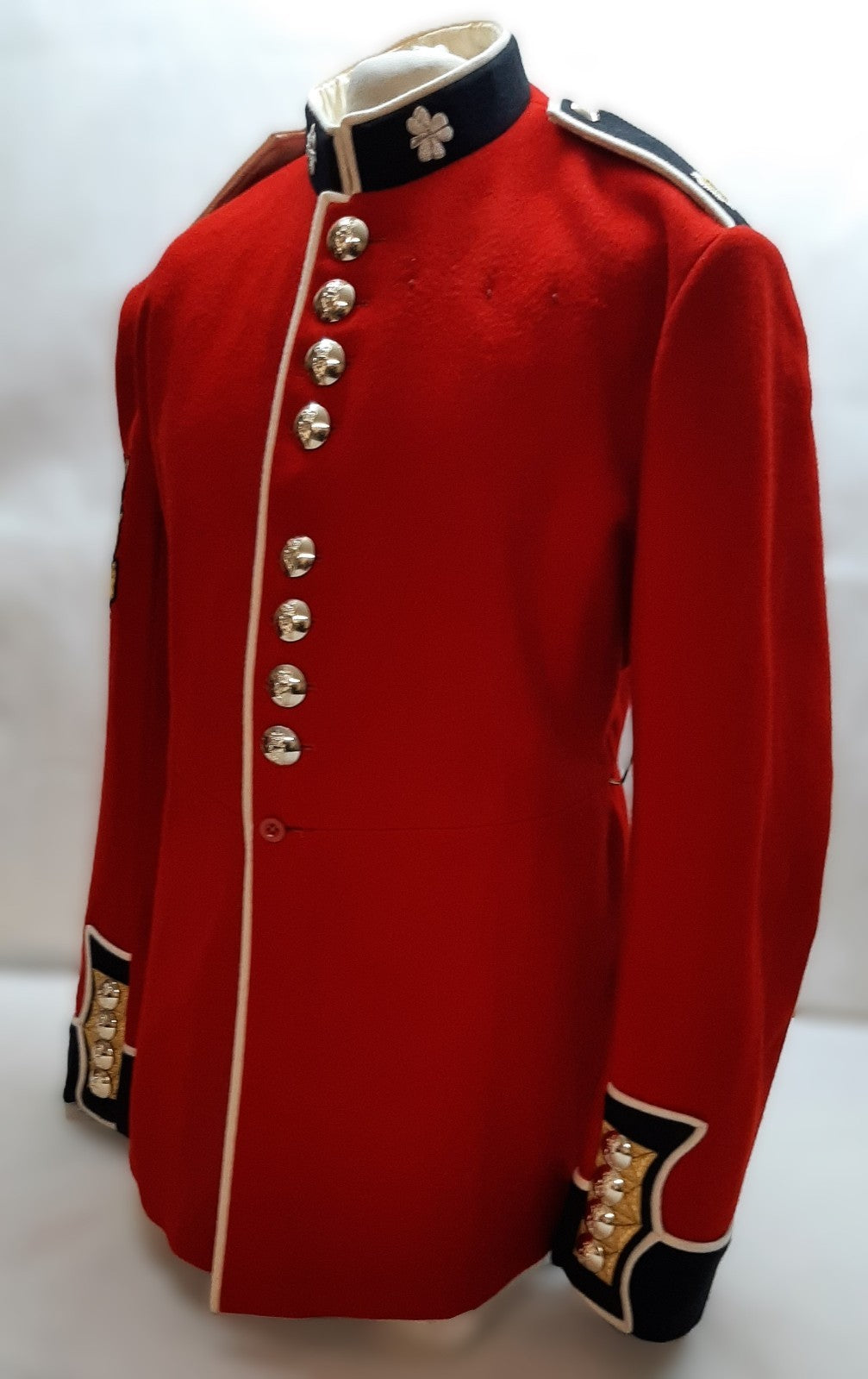 British Army Irish Red Tunic Scarlet Jacket IG With Gold Detail Good Size