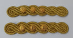 Captain Shoulder Cords Ceremonial Wire Cord Shoulder Epaulettes & Rank Pips