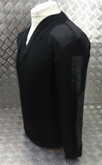 Black V-Neck Jumper Pullover Genuine British Security Detail XX-Large - New