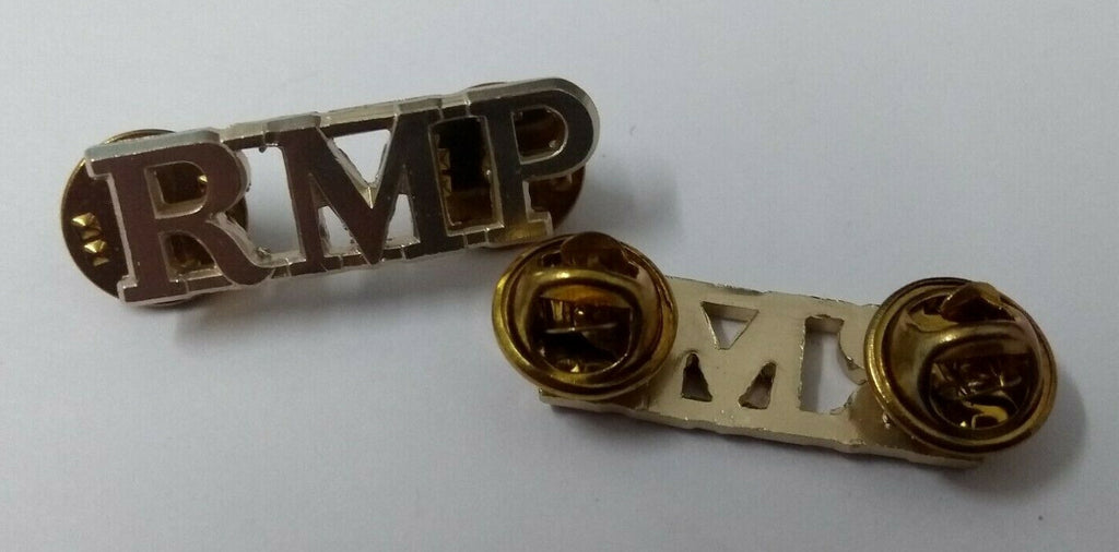 British Army RMP Title Badges Shoulder Badges R.M.P Lettering NEW
