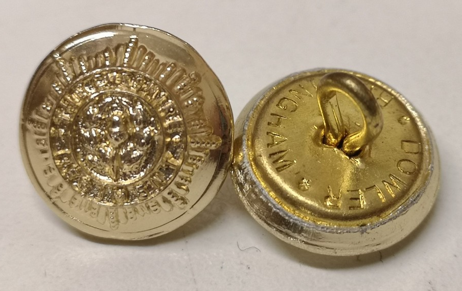 Cheshire Regiment 22L Small Cap Dress Buttons x8