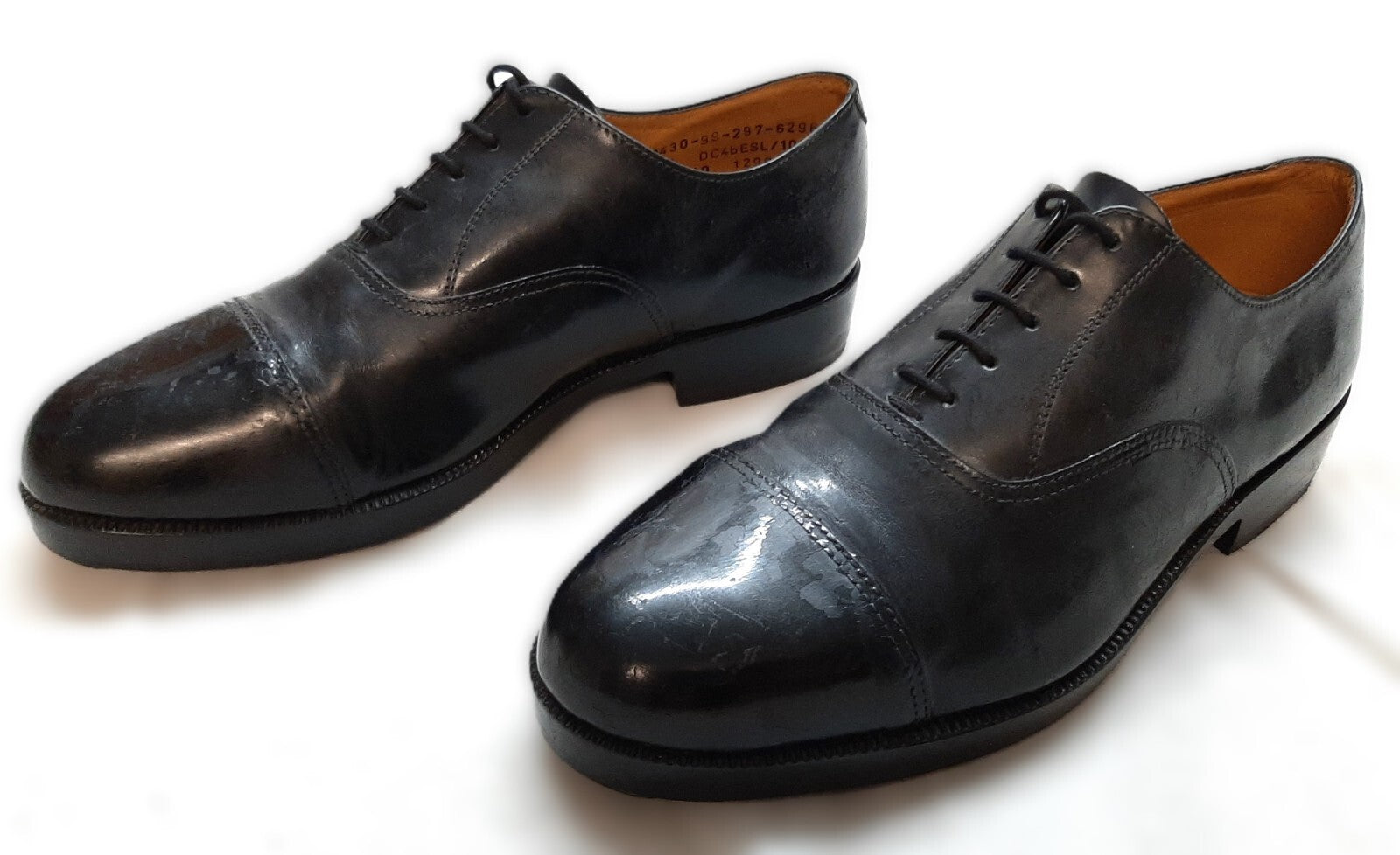 British Shoes Mens Working / Service Dress With Toe Cap Section UK 10L