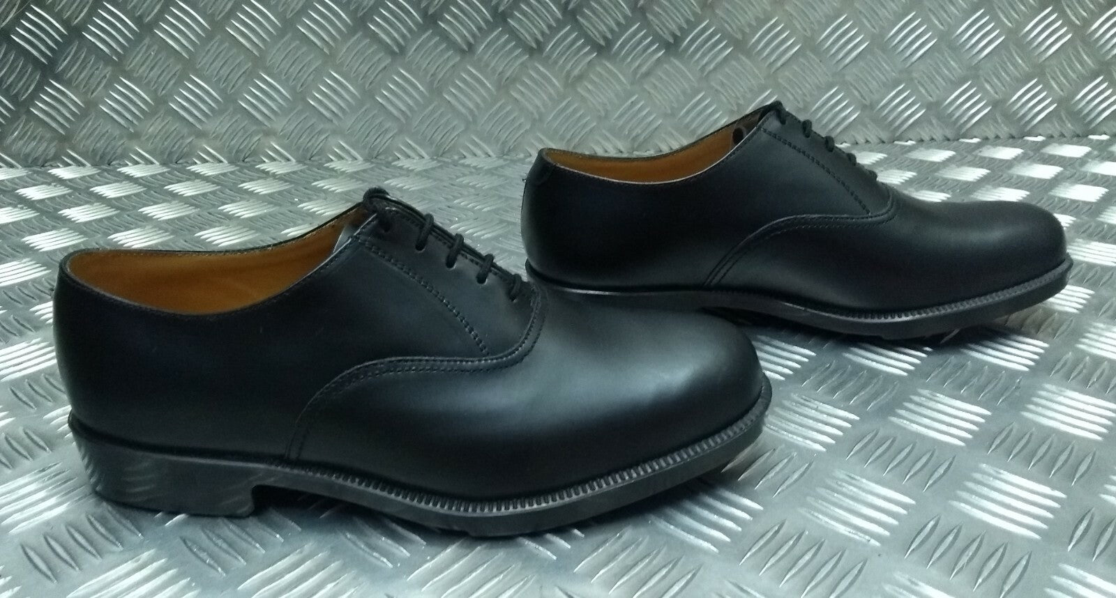 Black Parade Shoes Genuine British No Toe Cap DMS Sole - NEW