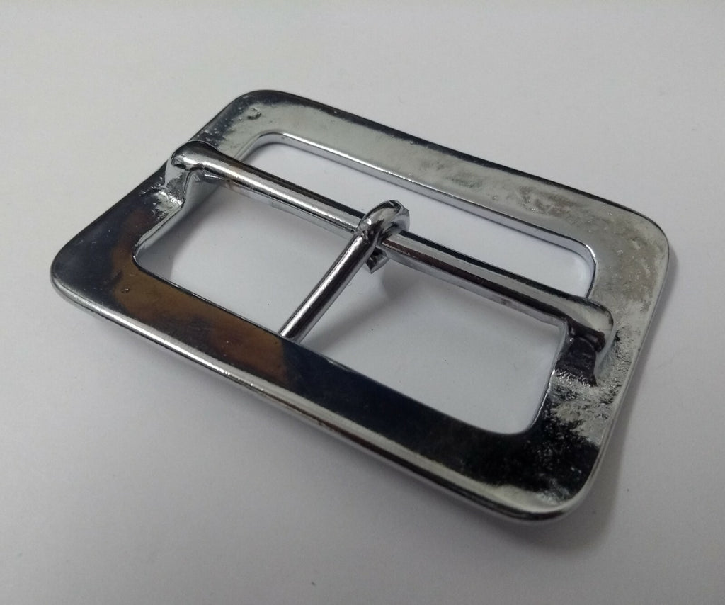 Cross Belt Buckle Chrome Large Single Prong Bandsman Musicians Sling