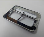 Cross Belt Buckle Chrome Large Single Prong Bandsman Musicians Sling