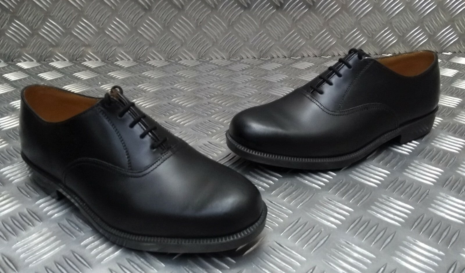 Black Parade Shoes Genuine British No Toe Cap DMS Sole - NEW