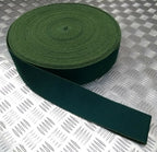 Genuine British Worsted Mid Green Stable Belt Material 75mm- NEW