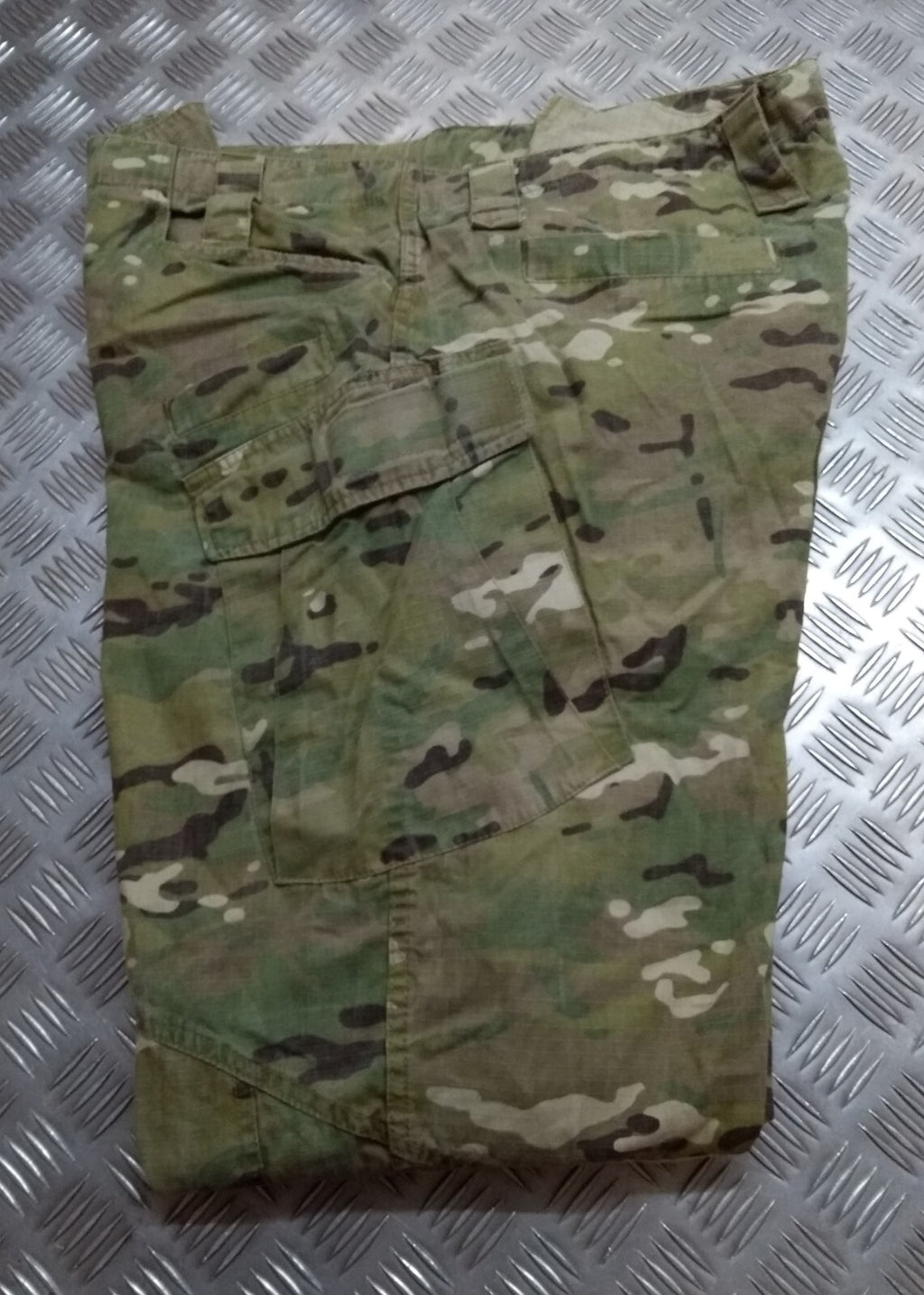 BDU Camo Trousers Solo US Multi Terrain Pattern Active Combat Pants Waist 43"