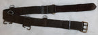 Vintage Belt Webbing Load Carry / Pistol Canvas / Leather WaistBelt Max 42"