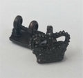 LI Shoulder Pips 3/8" Subdued OFCs Bath Stars Pronged Type x 2 NEW