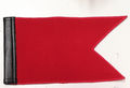 Distinguishing Signalling Marker Plain Red Guidon Pennant Flag