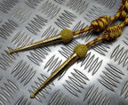 Crimson Fleck Gold Ceremonial Aiguillette British Made Senior Officer Issue
