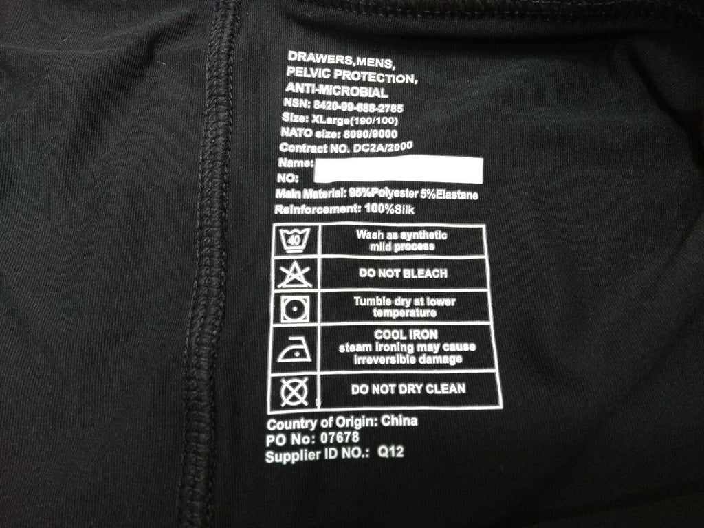 Men's Pelvic Protective Anti-Microbial Underwear Pants British Army - NEW