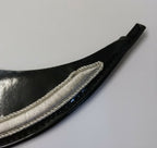 Genuine British Made Senior Officer 11/16" Silver Braid Dress Cap Peak New