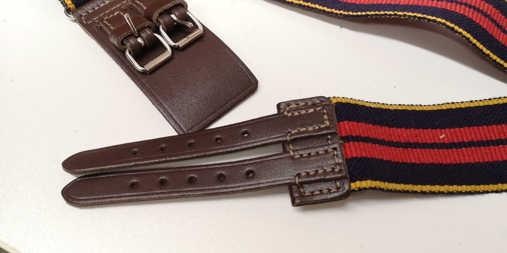 Royal Logistics Corps RLC Female Issue Stable Belt with brown Leather Strap