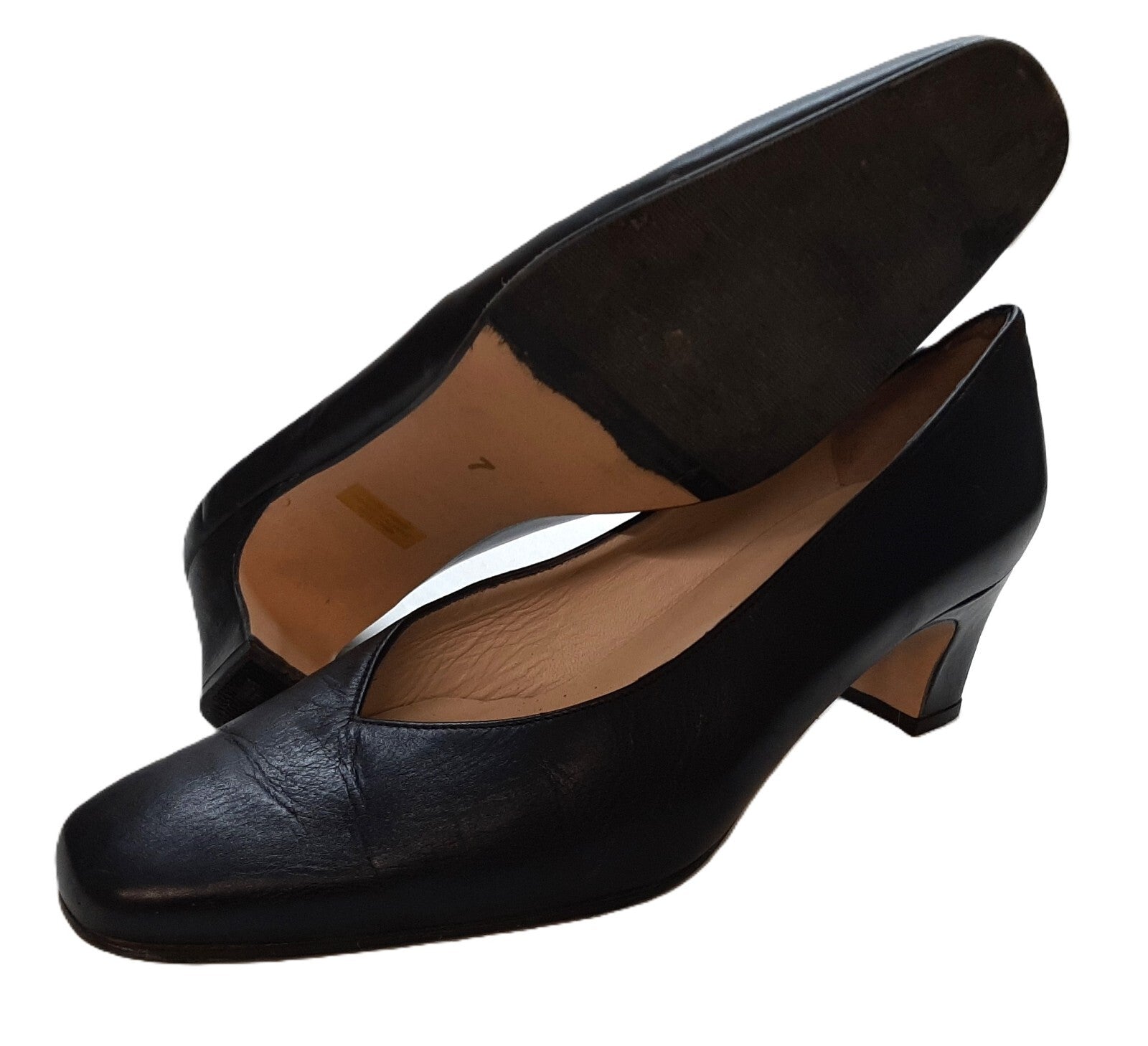 WRAF / RAF Court Shoes British Royal Air Force Female Personnel Black "V" Throat Grade 1