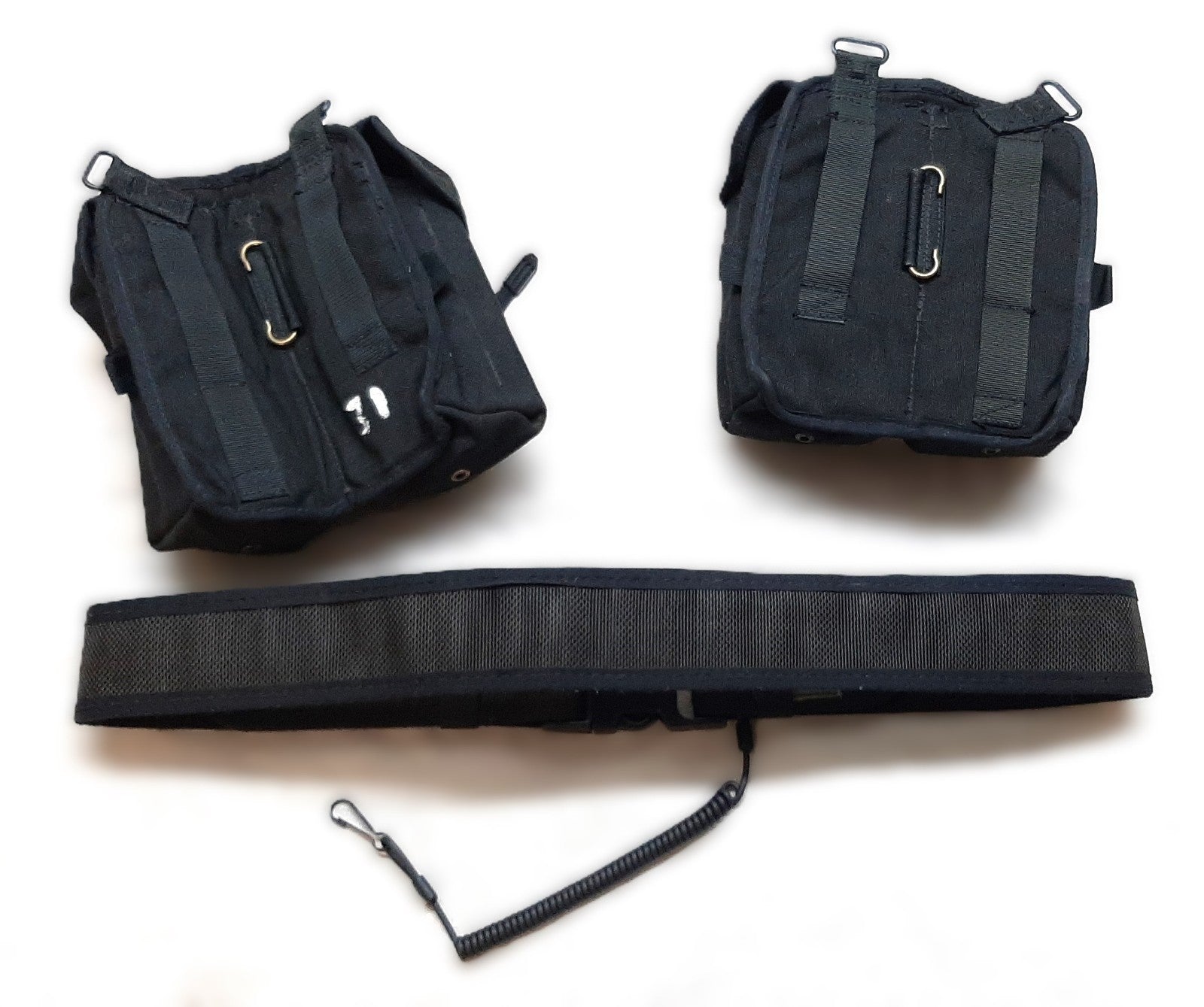 UKSF Stealth Load Carrying Duty Belt and 2 Double Utility / Ammo Pouches British