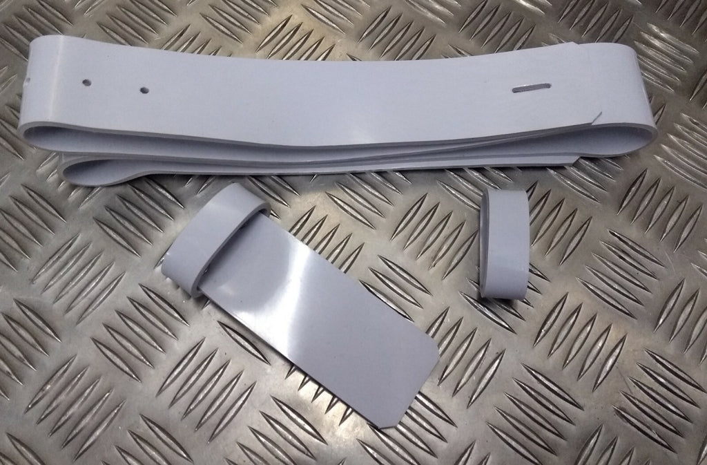 White PVC Patent Ceremonial/Parade Belt