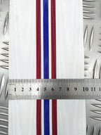 Vintage 10cm / 4" Wide Striped Grosgrain Ribbon Made by Toye, Kenning & Spencer