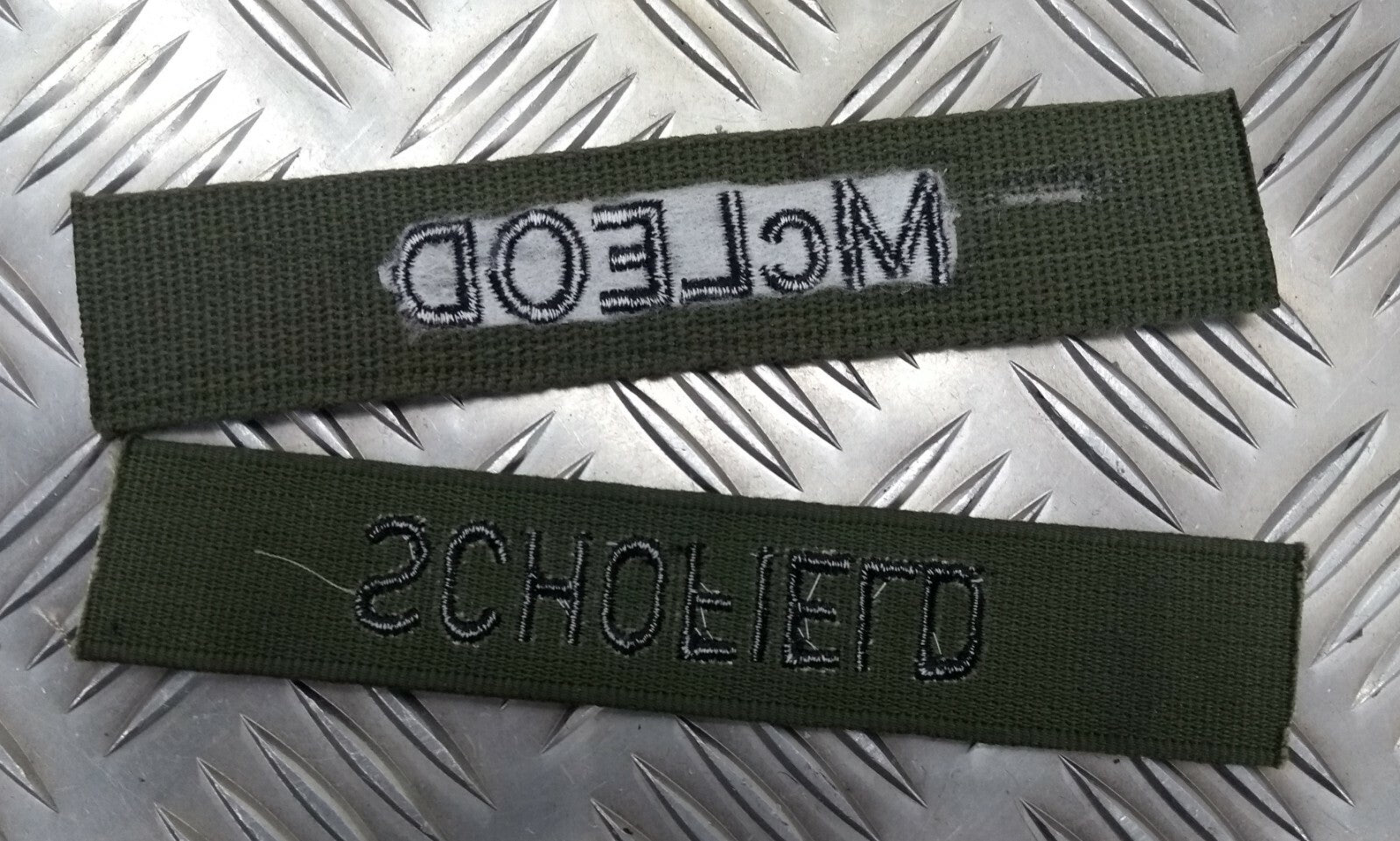 British Style Breast / Chest Device ID Patch Various Names NEW