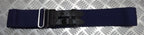 Royal Navy Blue Stable Belt Double Leather Straps & Chrome Slide Adjust Max 34"
