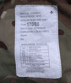 MTP Smock Windproof British Multi Terrain Patten Camouflage Hooded Combat Jacket