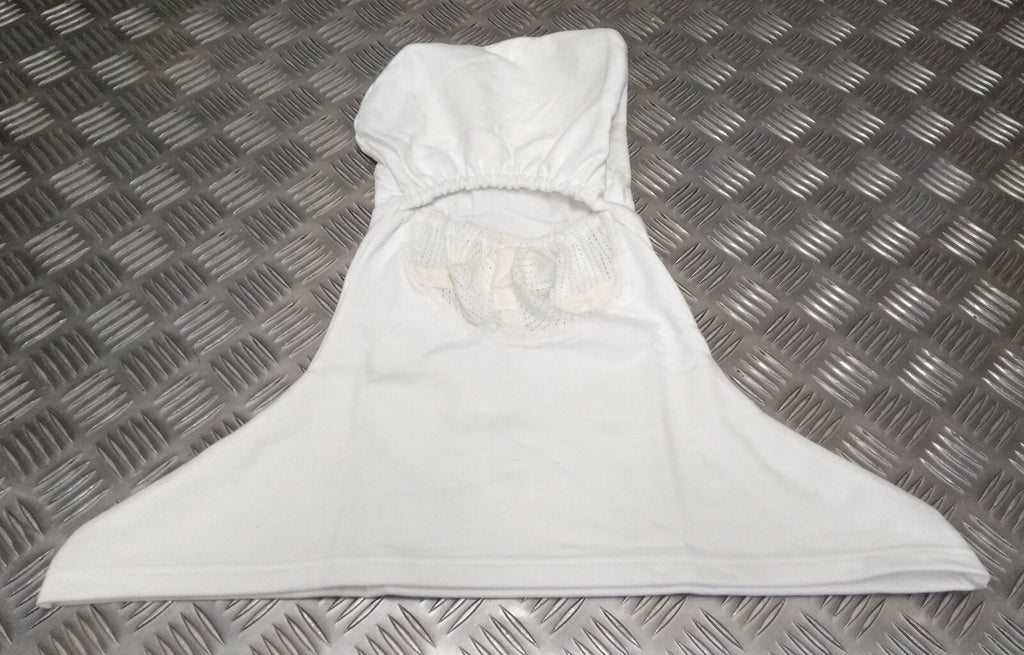 Anti Flash Hood Genuine Royal Navy Issue Fire Retardant FR White Balaclava NEW