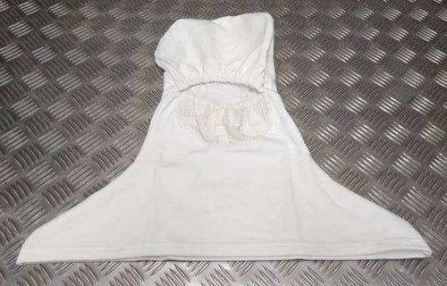 Anti Flash Hood Genuine Royal Navy Issue Fire Retardant FR White Balaclava NEW