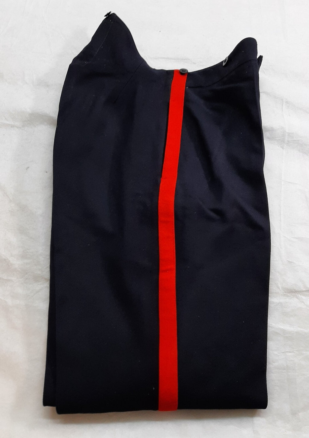 No1 Dress Trousers British Army Blues Pattern RMAS With 1" Red Stripes W34"