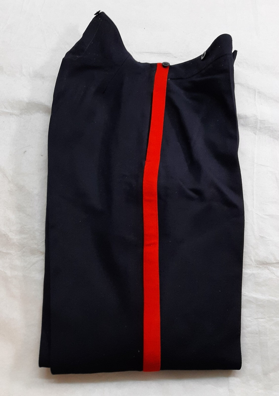 No1 Dress Trousers British Army Blues Pattern RMAS With 1" Red Stripes W34"