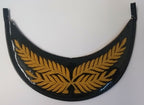 Genuine British Made Senior Officer Gold Wire Palm Leaf Dress Cap Peak
